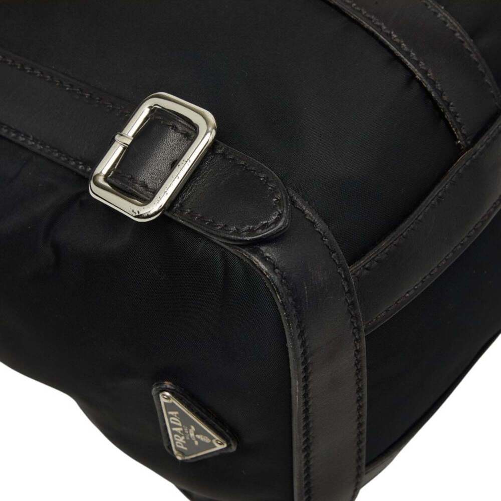 PRADA Black Leather Shoulder Bag - Picture 5 of 11